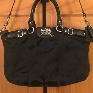 Coach black large crossbody/shoulder bag